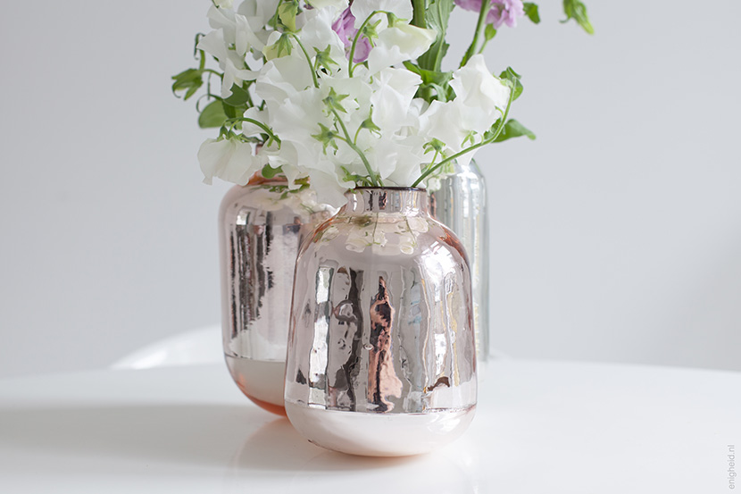 Vintage pastel thermos flask vase diy | Enigheid