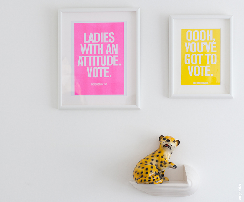 Vote, posters by Roosje Klap | Enigheid