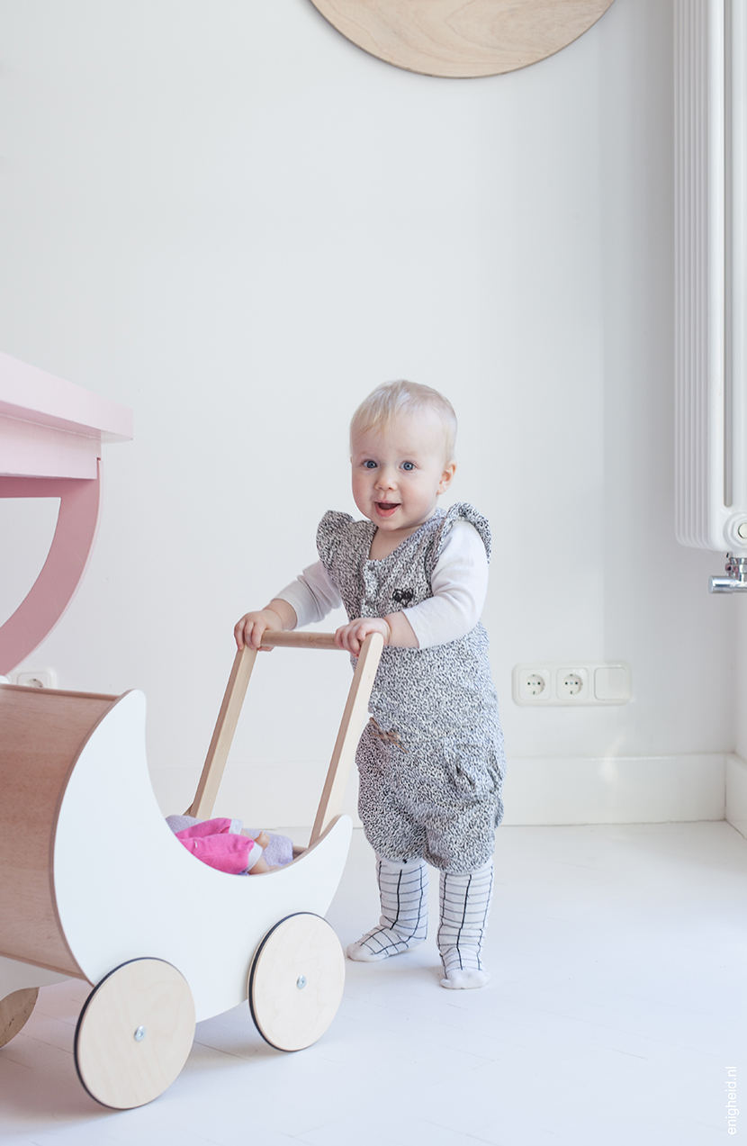 Maan Vank, Ooh Noo toy pram, Tumble 'n Dry onesie | Enigheid