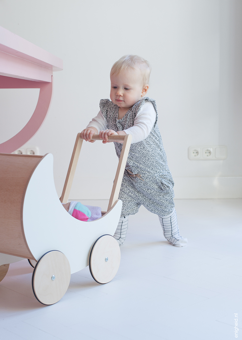 Maan Vank, Ooh Noo toy pram, Tumble 'n Dry onesie | Enigheid