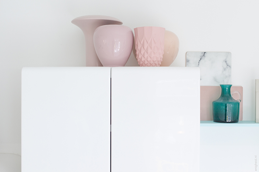 American Kitchen by Franke, Lenneke Wispelwey ceramics, vintage pink ceramics | Enigheid